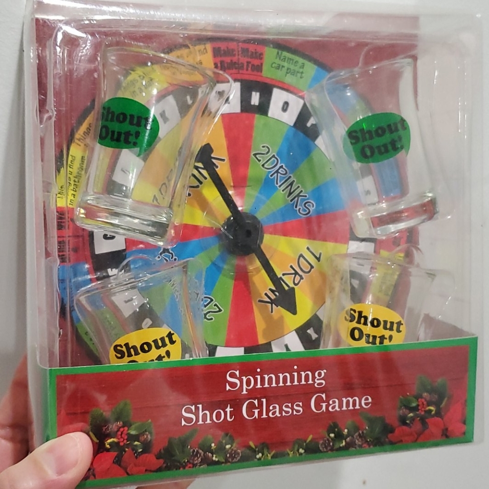 Spinning Shot Glass Drink Couples Game